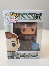 Funko Pop! Games NYCC Fallout Power Armor Unmasked Male #67 New In Box VAULTED!