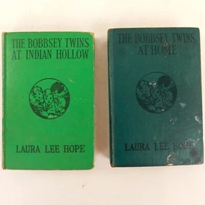 The Bobbsey Twins lot-2, Laura Lee Hope, AT HOME, AT INDIAN HOLLOW c.1940 - Picture 1 of 19