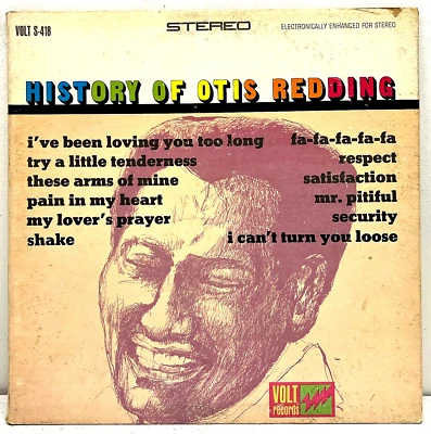 Otis Redding History Of 1967 Vinyl Volt Records 1st Press - Image 1 of 4