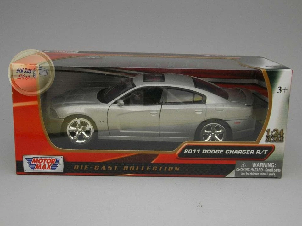 1 24 Dodge Caricabatterie R/T 2011 MOTORMAX Argento Modellino Auto 73354 G LGB