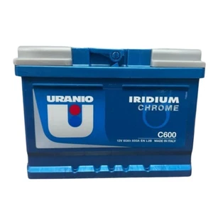 BATTERIA 60 AH URANIO IRIDIUM  C600 - 60 AH 600A EN - Imagen 1 de 6