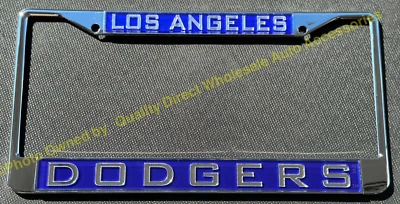 LA DODGERS BASEBALL  ✅ AUTHENTIC MLB Metal License Plate Frame 🚚💨BEST GIFT 🎁 - Image 1 of 4