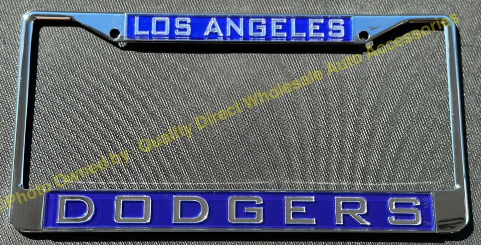 LA DODGERS BASEBALL  ✅ AUTHENTIC MLB Metal License Plate Frame 🚚💨BEST GIFT 🎁 - Image 1 of 4