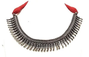 Collar Rajasthani Antiguo Tribal Gargantillas para Mujer - Imagen 1 de 3