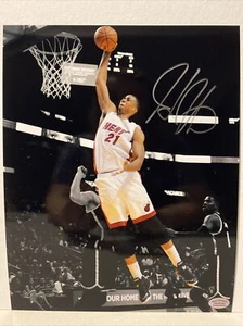 Hassan Whiteside Signed Miami Heat 8x10 Photos COA - Picture 1 of 4