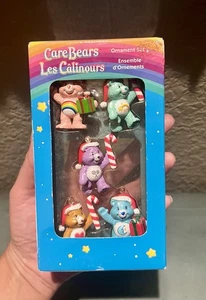 Juego de 5 piezas de adornos Care Bears mini vacaciones American Greetings 2005 nuevo en caja - Imagen 1 de 2