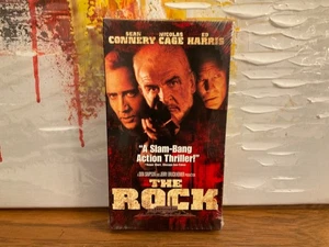 The Rock (VHS, 1998) Sean Connery Nicolas Cage Ed Harris Action thriller vintage - Imagen 1 de 5
