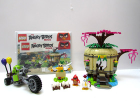 Lego 75823 The Angry Birds Movie Bird Island Egg Heist 100% Com w/Manual Sticker