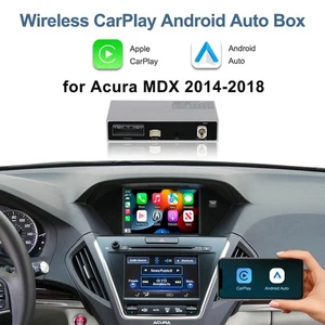 Kits de actualización automática inalámbricos Carplay Android para Acura MDX doble pantalla 2014-2018 - Imagen 1 de 13