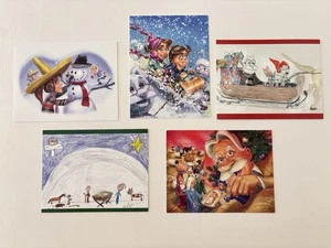 Lote de tarjetas de felicitación navideñas en blanco Adventures in Odyssey 2017 enfocadas en la familia - Imagen 1 de 18