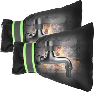 Outdoor Faucet Covers for Winter Freeze Protection,  8.3"H X 6.7"W Thickened Ref - Picture 1 of 12