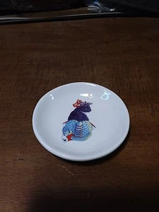 Creative Co-op 4" Cat Dish Microwave Safe E. M. Corsa - Picture 1 of 2