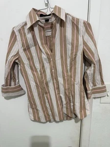 Express Design Studio Button Up Shirt Damen gestreift Extra Small - Bild 1 von 3
