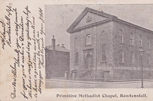FRF 1903 Postcard, Primitive Methodist Chapel, Rawtenstall, Lancashire - Picture 1 of 2