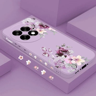 For OnePlus 13 13R 12 12R 11R Ace 5 Peony ShockProof Silicone Phone Case Cover