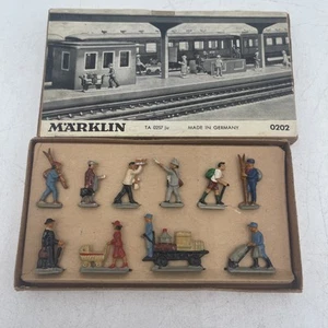 Vintage Marklin 0202 HO metal Figures set - Picture 1 of 9