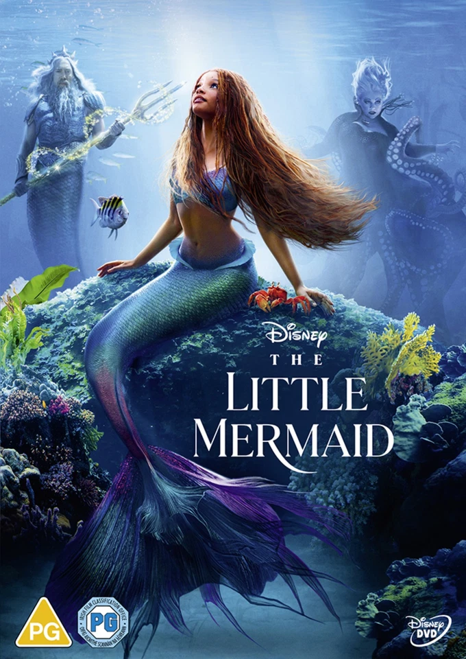 The Little Mermaid (DVD, 2023, 1-Disc)