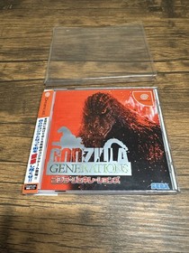 Godzilla Generations Sega Dreamcast Japan CIB Complete Excellent Condition w/Obi