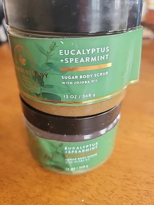 Bath And Body Works EUCALYPTUS SPEARMINT Sugar Body Scrub 13 oz/ea 2pcs. New - Picture 1 of 1