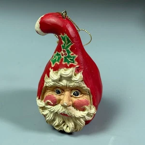 Kurt Adler Weihnachtsschmuck Weihnachtsmann Kürbisform Vintage - Bild 1 von 6