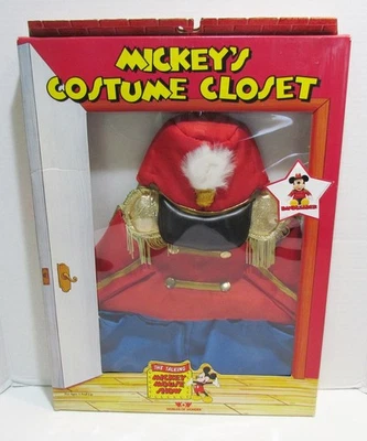 TALKING MICKEY MOUSE SHOW 1986 TRAJE DE LÍDER DE BANDA SIN USAR EN CAJA WORLDS OF WONDER Foto 1 de 2