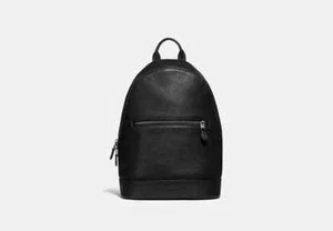 Coach West schmaler Rucksack Stil F72510 schwarz neu mit Etikett - Bild 1 von 3