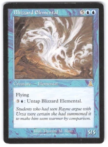 Magic The Gathering Magic The Gathering Blizzard Elemental Urza's Destiny Raro - Imagen 1 de 2