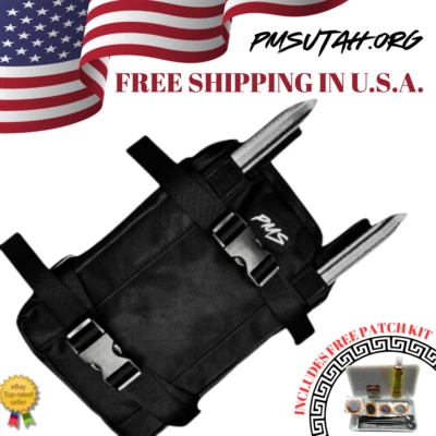 Moto Cross Tool Bag Fender Pack Inner Tube Tire Repair Spoon Bar Iron Patch Kit - Image 1 of 4