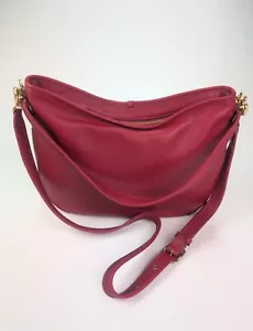 WORN 1x! COACH - SOFT TABBY HOBO Red Leather Crossbody Bag C6340 - Picture 1 of 10