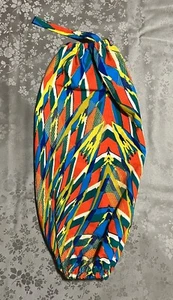 Handmade Fabric Plastic Grocery Bags Holder/Dispenser 100% Cotton - Picture 1 of 3