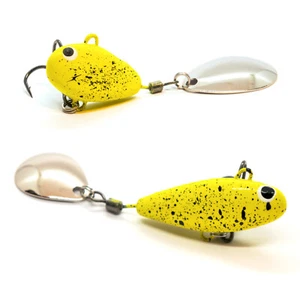 Señuelo UF Studio Hurricane Tailspinner Spinnerbait Jigspinner Crank Bait #AMARILLO - Imagen 1 de 2