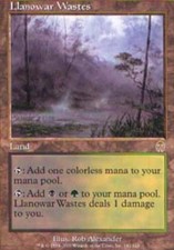 1x Light Play, English Regular Llanowar Wastes Apocalypse