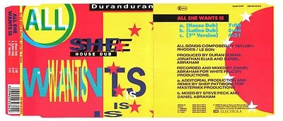 Duran Duran All She Wants Is House Latino Dub Mix W Germany CD Single CDP560  - Image 1 of 2