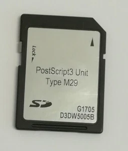 POSTSCRIPT3 UNIT TYPE M29 PER RICOH MP 2555 3055 3555 4055 5055 6055  - Foto 1 di 1