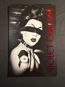 Calendario Violet Chachki 2019 de gran tamaño 12x18 Drag Queen RPDR RARO FUERA DE STOCK temporada 7 - Imagen 1 de 2