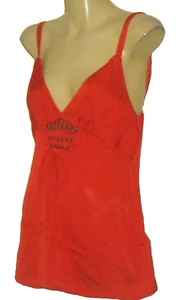 LADAKH OrangeStuddedVneckSatinLtWtPartySize10 NWoT - Picture 1 of 5