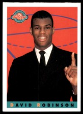 1993-94 Kellogg's College Greats Postercards David Robinson Navy #NNO