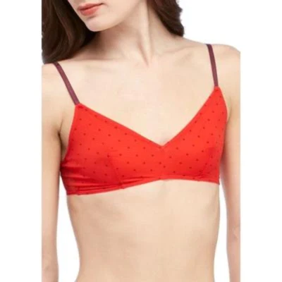 Dkny Tt Mesh Bralette Basic Red Dot B OR MED - Image 1 of 2