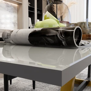 Tischmatte Tischschutz Folie transparent 2 mm abgeschrägte Kante 45° Tischdecke - Bild 1 von 9