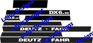 Pegatinas / calcomanías deutz fahr DX6.30 - Imagen 1 de 1