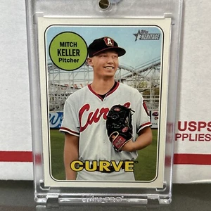 2018 TOPPS VAULT MITCH KELLER HERITAGE MINORS BLANK BACK COA PIRATES 1/1 - Picture 1 of 4