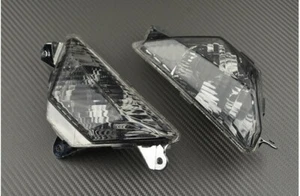 Black Smoke Front Turn Signals KAWASAKI Z1000SX / NINJA 1000SX ZXT00W 2017-2019 - Picture 1 of 2