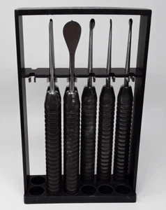 Codman Karlin XL Magnum Cup Curettes Cobb Elevator Set of 12 - Picture 1 of 6