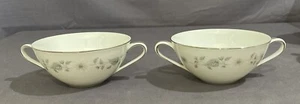 2 Noritake *Wellesley* 6214 Soup Bowls / Coups - Japan - Vintage - 250ml - Picture 1 of 5