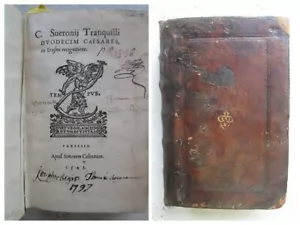 SUETONE : VIE DES 12 CESARS en latin / EGNAZIO : ERASME, 1543. - Picture 1 of 22