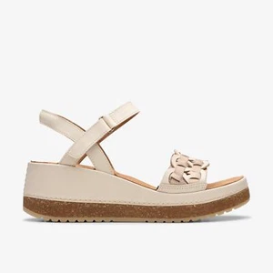 Clarks Women's Kassanda Bar Cream Multi 26181435 - Picture 1 of 6