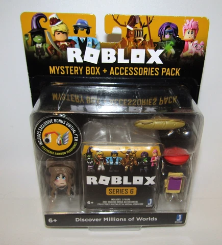 Roblox Mystery Box & Accessories pack series 6 With Virtual Code New Sealed #B Cover