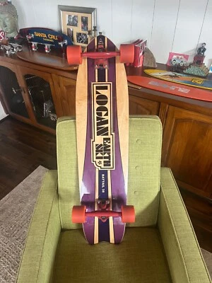 Logan Earth Ski Skateboard 38" BATTAIL Long Board Skateboard Brian Logan Design - Image 1 of 4