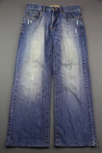 Vintage Men's 2006 Old Navy Jeans Straight Cut Distressed Sz 30x30 (Msr 31x27)  - Picture 1 of 7