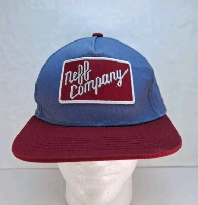 Gorra Neff Company Snapback azul parche camionero ajustable Foto 1 de 4